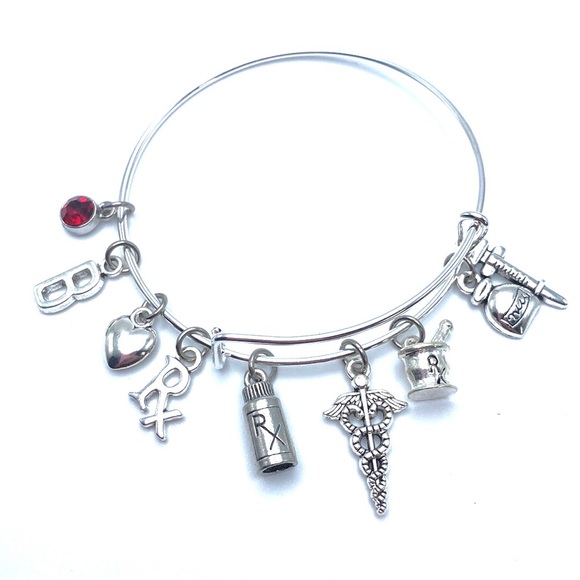 Pharmacist Bracelet Pharmacy Charms May Be Personalized - Picture 6 of 8